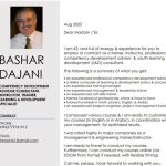 career trainer Amman Jordan Bashar Dajani